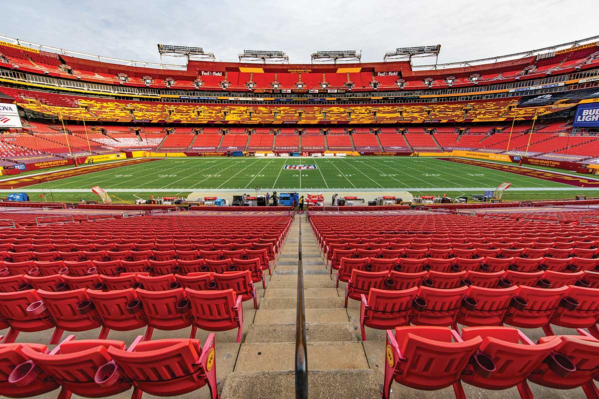 The Washington Football Team announces FedEx Field will welcome